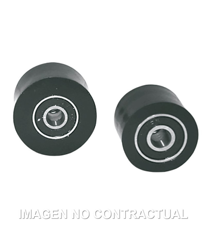 RODILLOS DE CADENA POLISPORT NEGRO 32MM