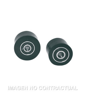 RODILLOS DE CADENA POLISPORT NEGRO 42MM