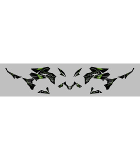 Kit Deco UP Maximize Negro-Verde Kawasaki Z800