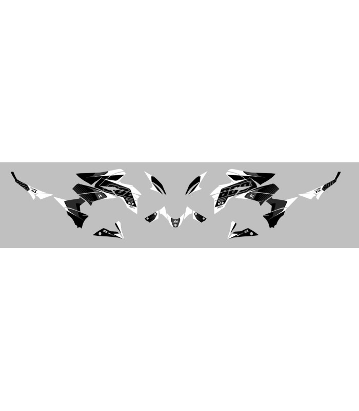Kit Deco UP Maximize Negro-Blanco Kawasaki Z800