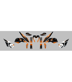 Kit Deco UP Maximize Negro-Naranja KTM Duke 690
