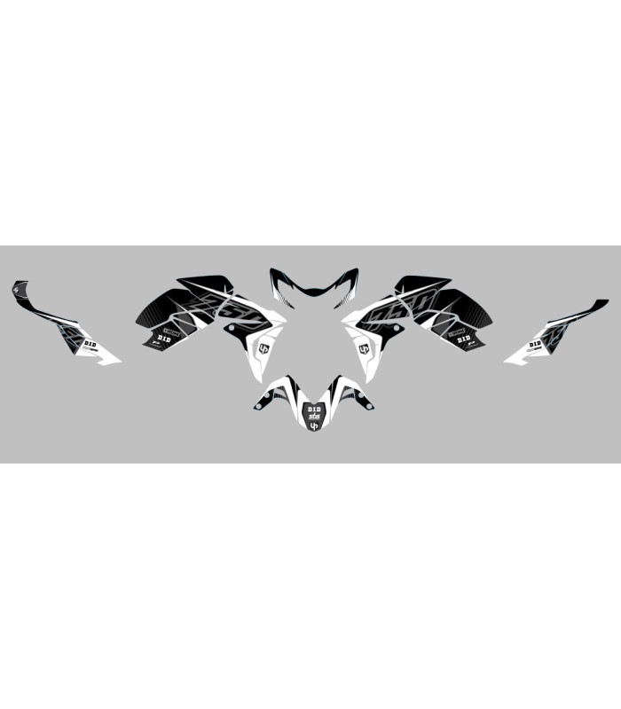 Kit Deco UP Maximize Negro-Blanco Suzuki GSR750