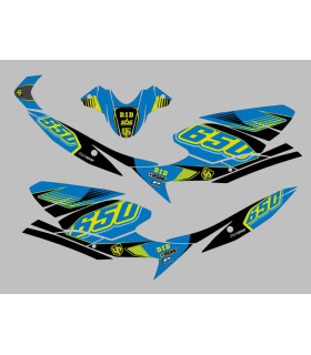 Kit Deco UP Maximize Azul-Amarillo Suzuki SV650