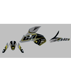Kit Deco UP Maximize Gris-Amarillo Yamaha MT09