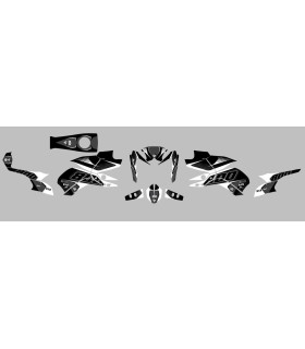 Kit Deco UP Maximize Negro-Blanco Yamaha FZ8