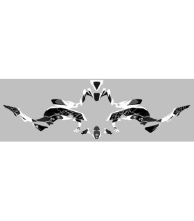 Kit Deco UP Maximize Negro-Blanco Kawasaki Z650