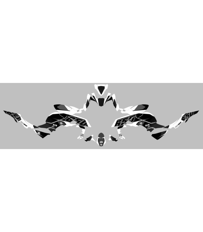 Kit Deco UP Maximize Negro-Blanco Kawasaki Z650