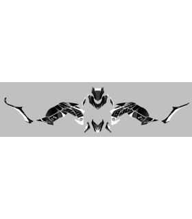 Kit Deco UP Maximize Negro-Blanco Kawasaki Z900