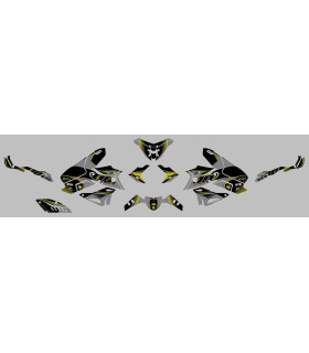 Kit Deco UP Maximize Gris-Amarillo Yamaha MT10