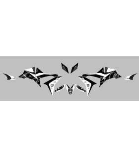 Kit Deco UP Maximize Negro-Blanco Yamaha Tracer900