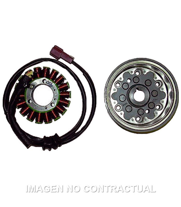 Volante Magnético 18 Polos 12V 370W Motor Piaggio