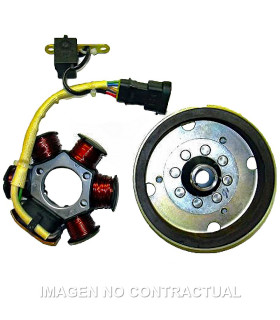 Volante Magnético 6 Polos 12V 90W (Motor Piaggio 50 2T